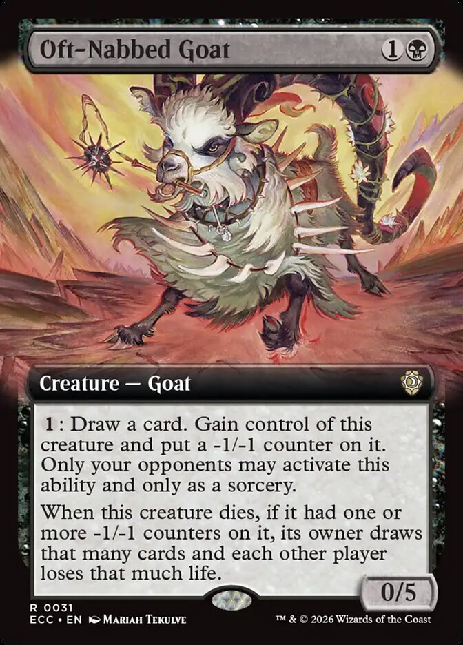 Oft-Nabbed Goat Extended Art 31 (Commander: Lorwyn Eclipsed)  | Good Games Adelaide SA