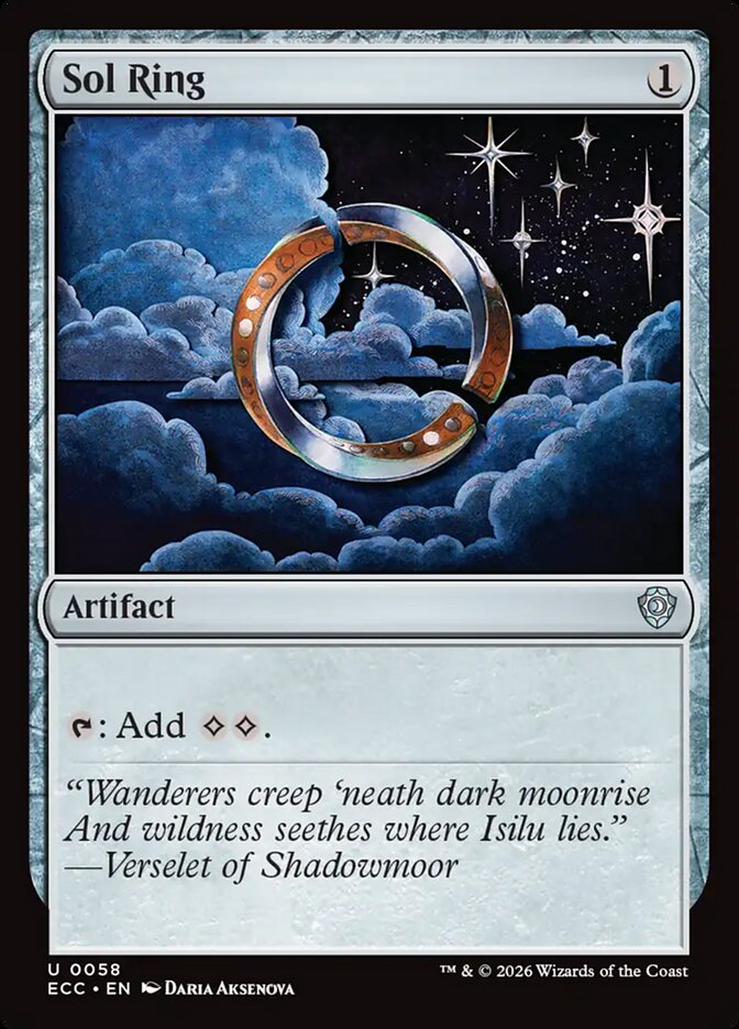 Sol Ring 58 (Commander: Lorwyn Eclipsed)  | Good Games Adelaide SA