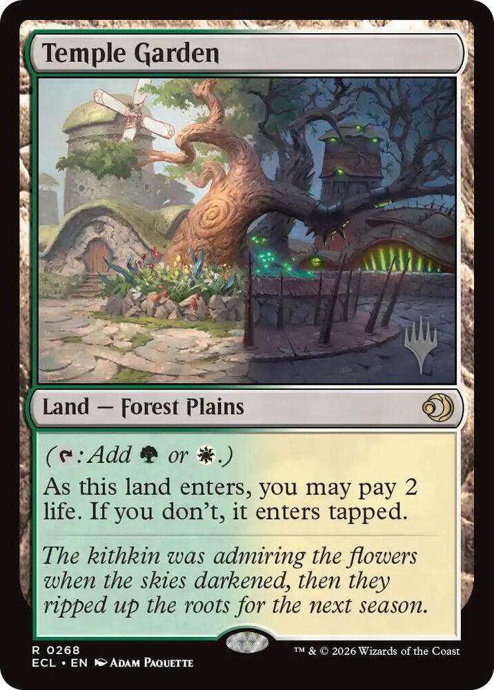 Temple Garden 268 (Promo Pack: Lorwyn Eclipsed)  - Foil | Good Games Adelaide SA