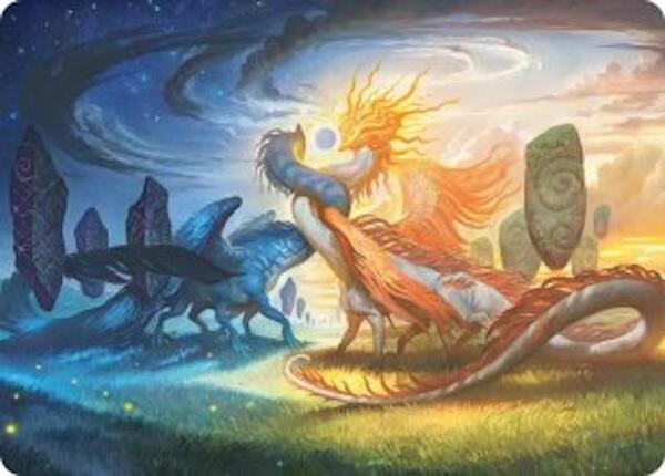 Celestial Reunion Art Card 19 54 19 (Art Series: Lorwyn Eclipsed)  | Good Games Adelaide SA