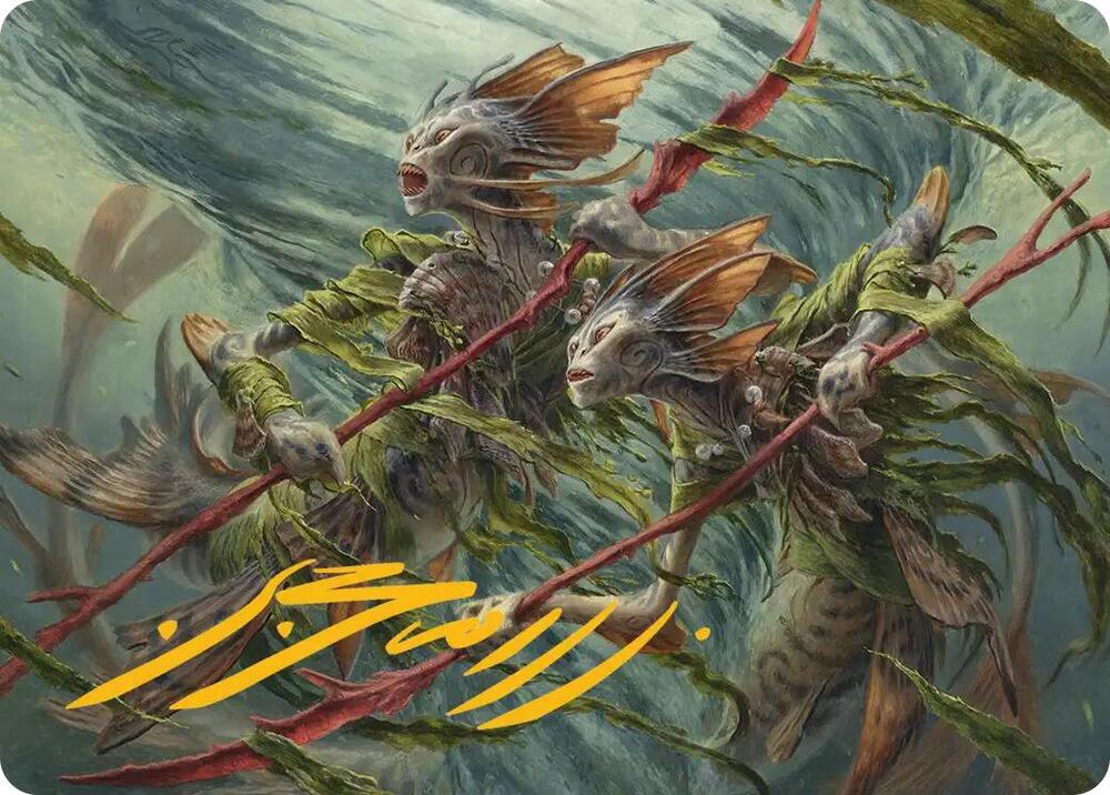 Champions of the Shoal Art Card Gold Stamped Signature 6 (Art Series: Lorwyn Eclipsed)  | Good Games Adelaide SA