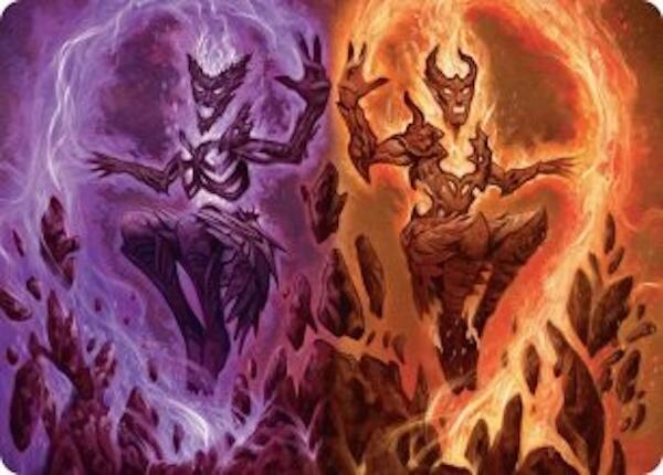 Fire Covenant Art Card 52 (Art Series: Lorwyn Eclipsed)  | Good Games Adelaide SA