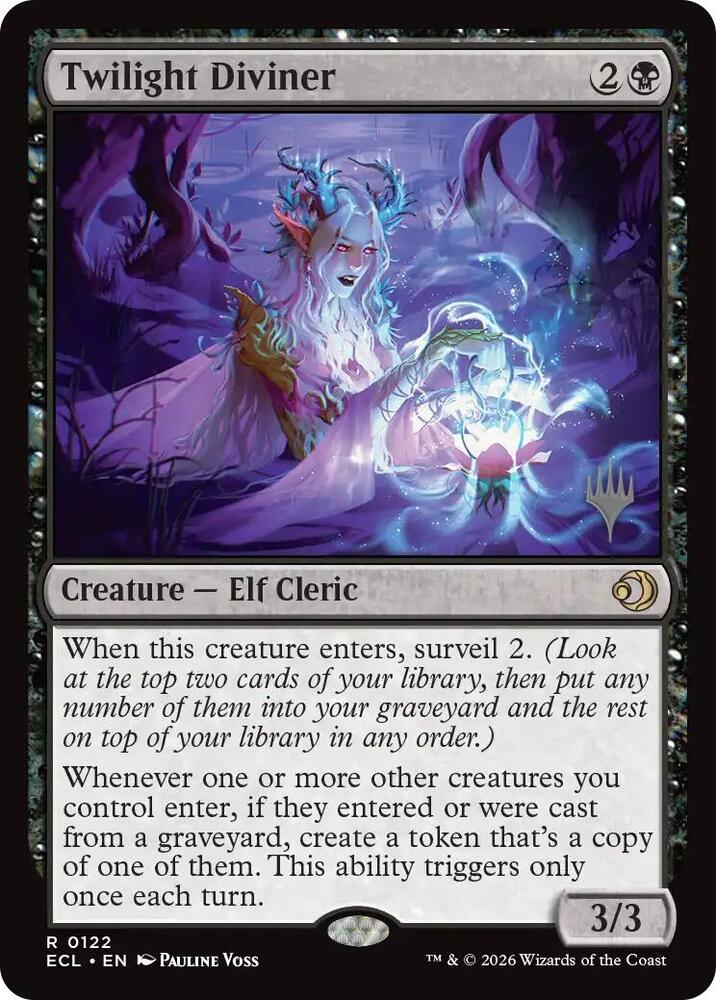 Twilight Diviner 122 (Promo Pack: Lorwyn Eclipsed)  - Foil | Good Games Adelaide SA