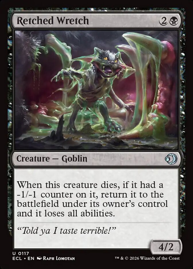 Retched Wretch 117 (Lorwyn Eclipsed)  - Foil | Good Games Adelaide SA