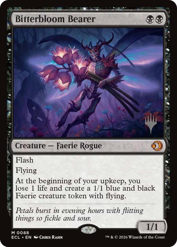 Bitterbloom Bearer 88 (Promo Pack: Lorwyn Eclipsed)  - Foil | Good Games Adelaide SA