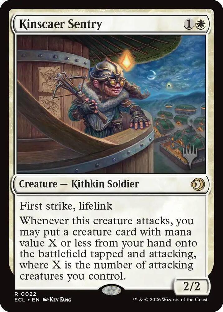 Kinscaer Sentry 22 (Promo Pack: Lorwyn Eclipsed)  - Foil | Good Games Adelaide SA