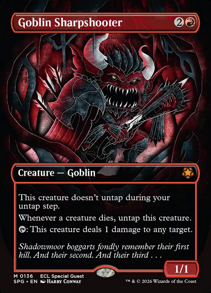 Goblin Sharpshooter 136 (Special Guests)  - Borderless Foil | Good Games Adelaide SA