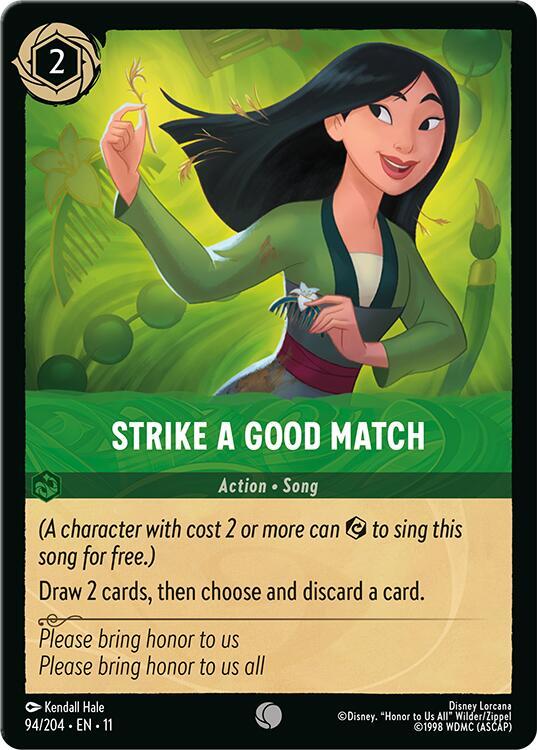 Strike a Good Match 94/204 (Winterspell)  - Cold Foil | Good Games Adelaide SA
