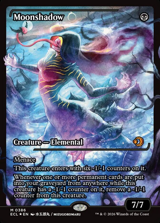Moonshadow 386 (Lorwyn Eclipsed)  - Foil | Good Games Adelaide SA