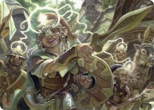 Thoughtweft Lieutenant Art Card 26 (Art Series: Lorwyn Eclipsed)  | Good Games Adelaide SA