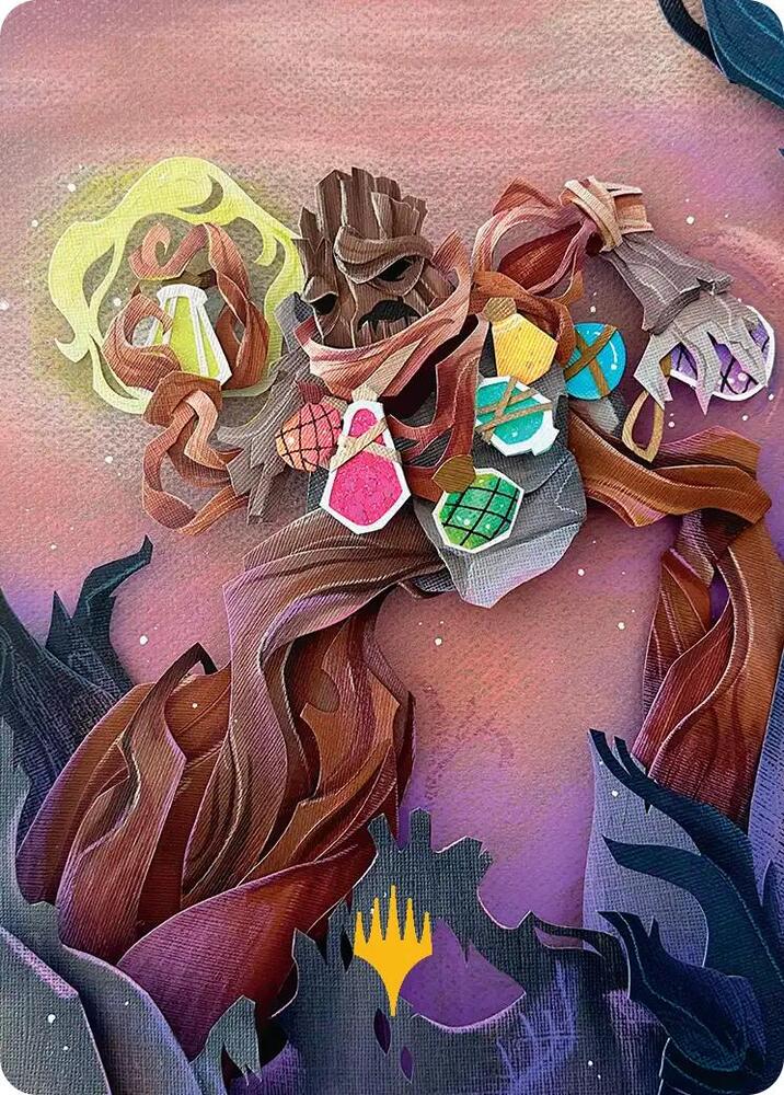 Painters Servant Art Card Gold Stamped Planeswalker Symbol 53 (Art Series: Lorwyn Eclipsed)  | Good Games Adelaide SA