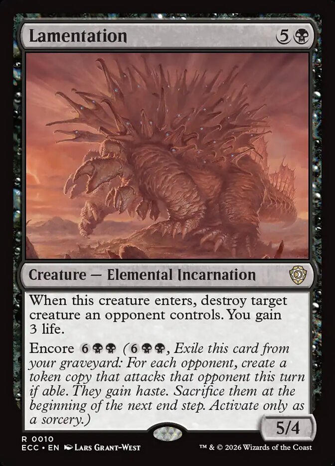 Lamentation 10 (Commander: Lorwyn Eclipsed)  | Good Games Adelaide SA