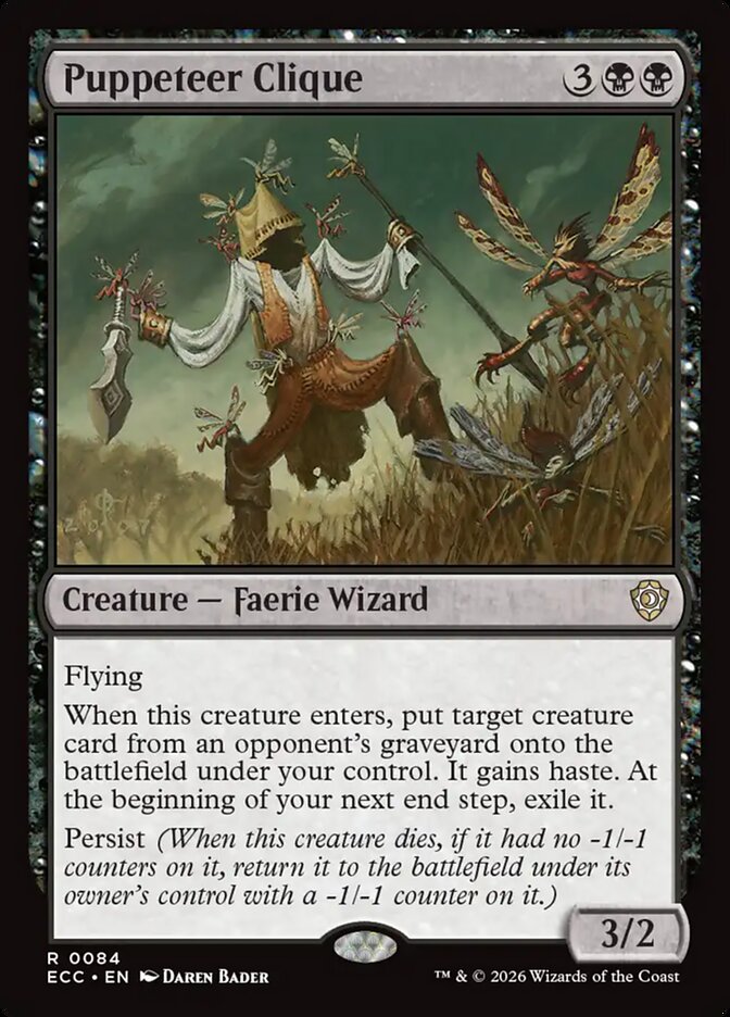 Puppeteer Clique 84 (Commander: Lorwyn Eclipsed)  | Good Games Adelaide SA