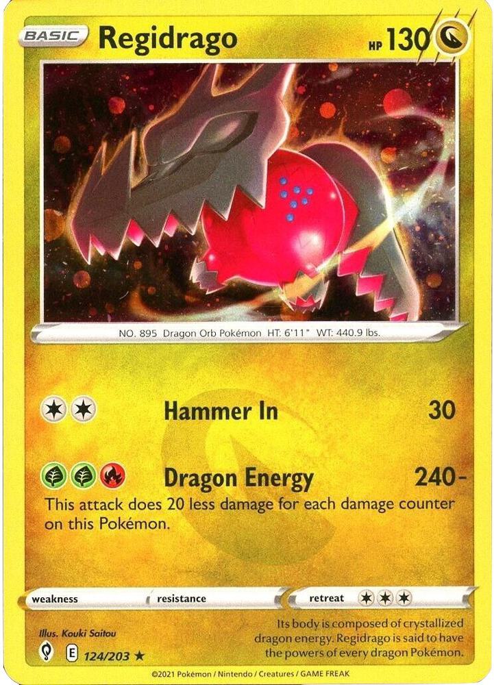 Regidrago 124 203 Cosmos Holo 124/203 (Miscellaneous Cards & Products)  - Holofoil | Good Games Adelaide SA