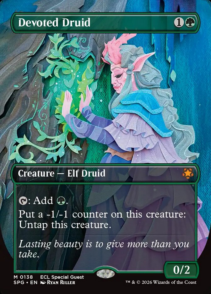 Devoted Druid 138 (Special Guests)  - Borderless Foil | Good Games Adelaide SA