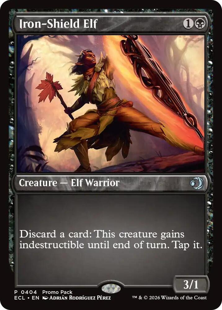Iron Shield Elf 404 (Promo Pack: Lorwyn Eclipsed)  | Good Games Adelaide SA
