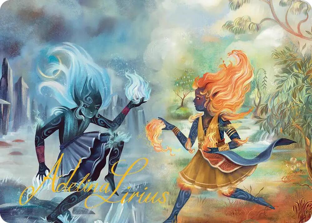 Ashlings Command Art Card Gold Stamped Signature 44 (Art Series: Lorwyn Eclipsed)  | Good Games Adelaide SA