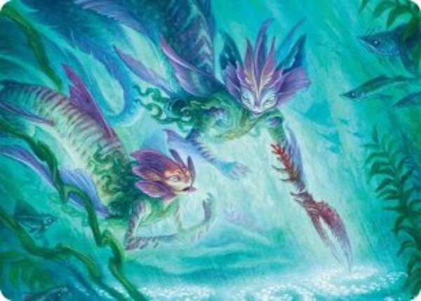 Silvergill Mentor Art Card 10 (Art Series: Lorwyn Eclipsed)  | Good Games Adelaide SA
