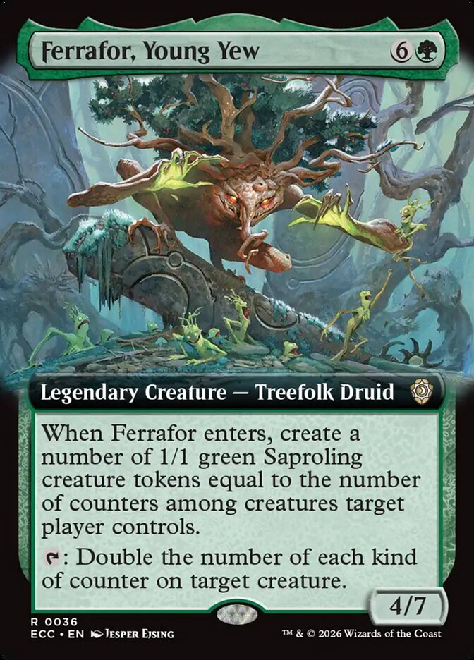 Ferrafor, Young Yew  36/176 (Commander: Lorwyn Eclipsed)  - Extended Art | Good Games Adelaide SA