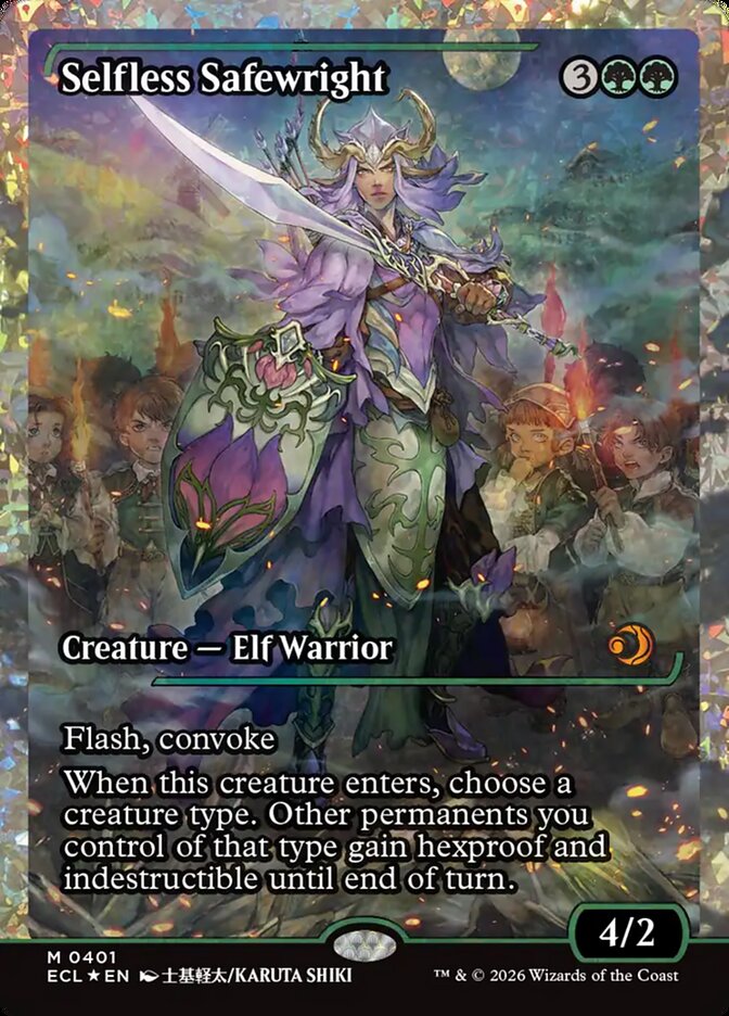 Selfless Safewright 401 (Lorwyn Eclipsed)  - Foil | Good Games Adelaide SA