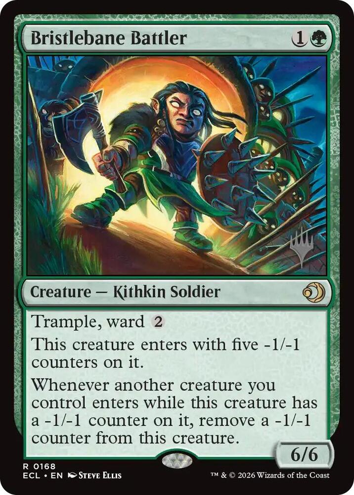 Bristlebane Battler 168 (Promo Pack: Lorwyn Eclipsed)  - Foil | Good Games Adelaide SA