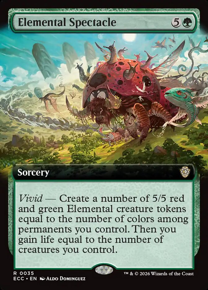 Elemental Spectacle  35/176 (Commander: Lorwyn Eclipsed)  - Extended Art | Good Games Adelaide SA