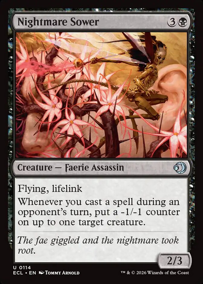 Nightmare Sower 114 (Lorwyn Eclipsed)  - Foil | Good Games Adelaide SA