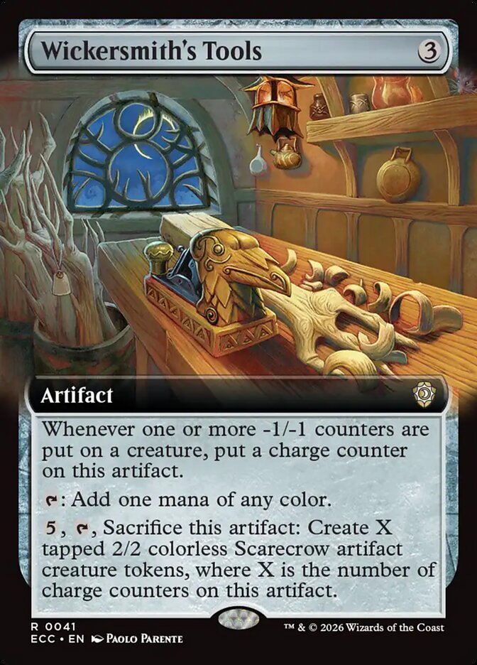 Wickersmiths Tools Extended Art 41/176 (Commander: Lorwyn Eclipsed)  - Extended Art  | Good Games Adelaide SA