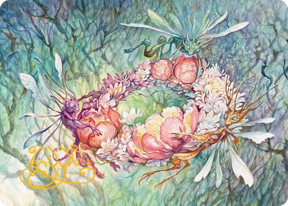 Grave Venerations Art Card Gold Stamped Signature 46 (Art Series: Lorwyn Eclipsed)  | Good Games Adelaide SA