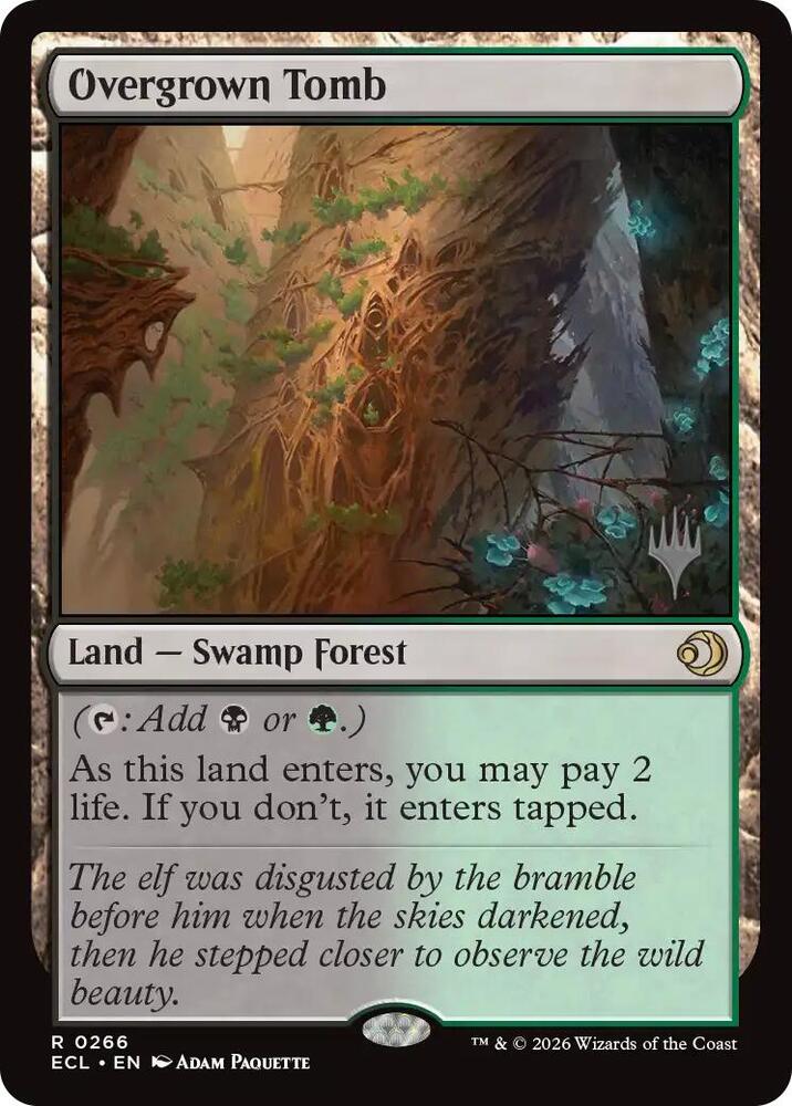 Overgrown Tomb 266 (Promo Pack: Lorwyn Eclipsed)  | Good Games Adelaide SA