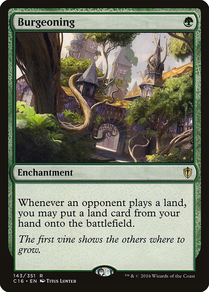 Burgeoning 143 (Commander 2016)  | Good Games Adelaide SA