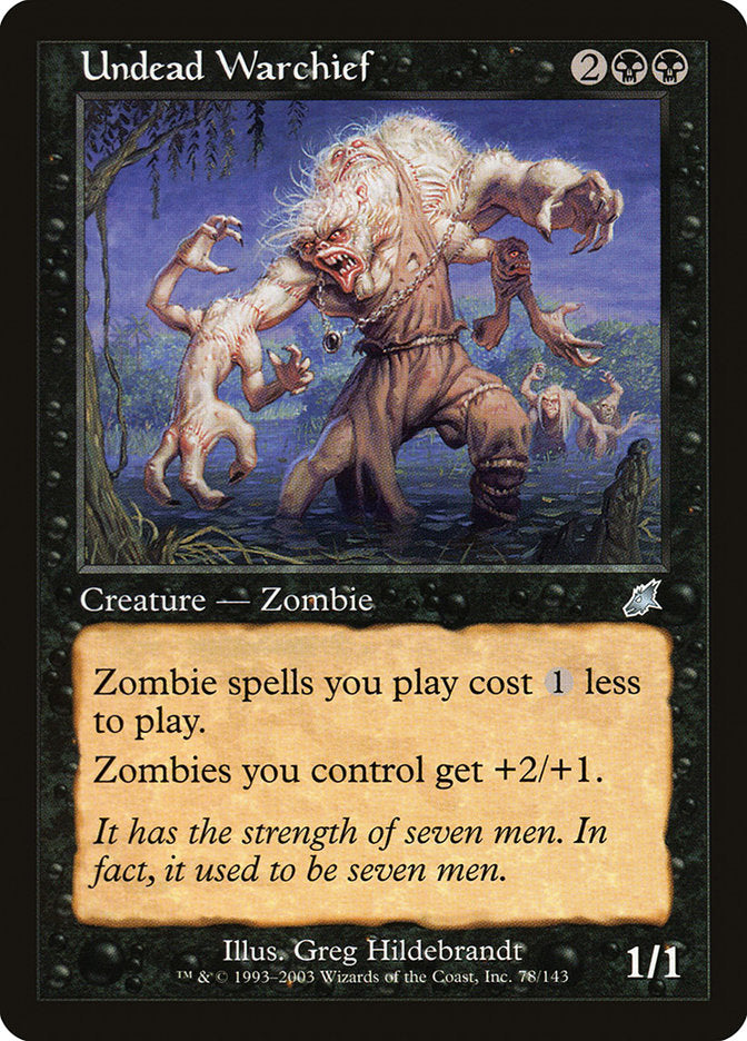 Undead Warchief 78 (Scourge)  | Good Games Adelaide SA