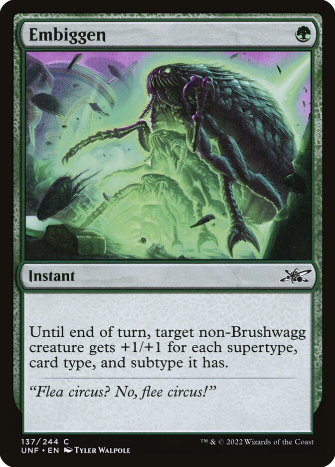 Embiggen 137 (Unfinity)  - Foil | Good Games Adelaide SA