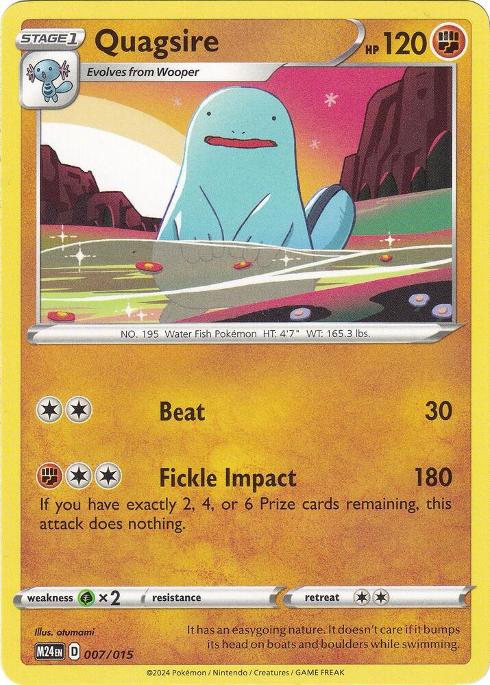 Quagsire 007/015 (McDonald's Promos 2024)  | Good Games Adelaide SA