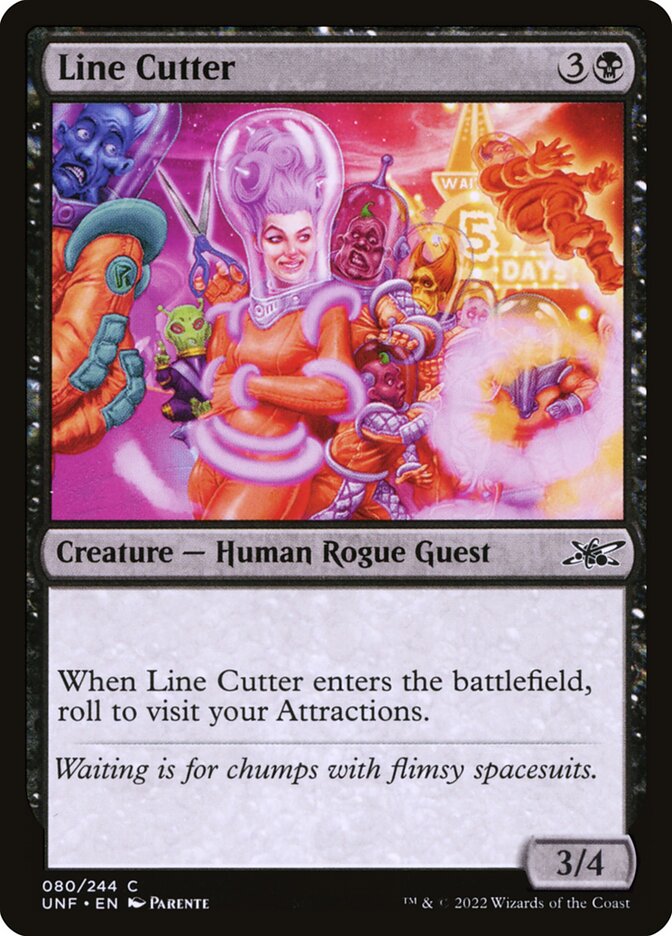 Line Cutter 80 (Unfinity)  - Foil | Good Games Adelaide SA
