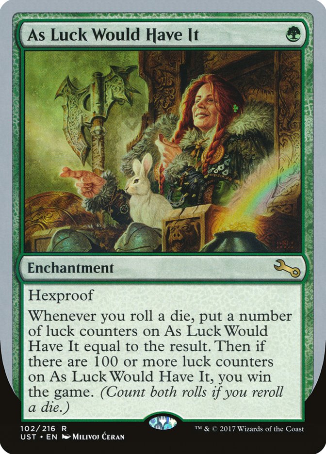 As Luck Would Have It 102 (Unstable)  - Foil | Good Games Adelaide SA