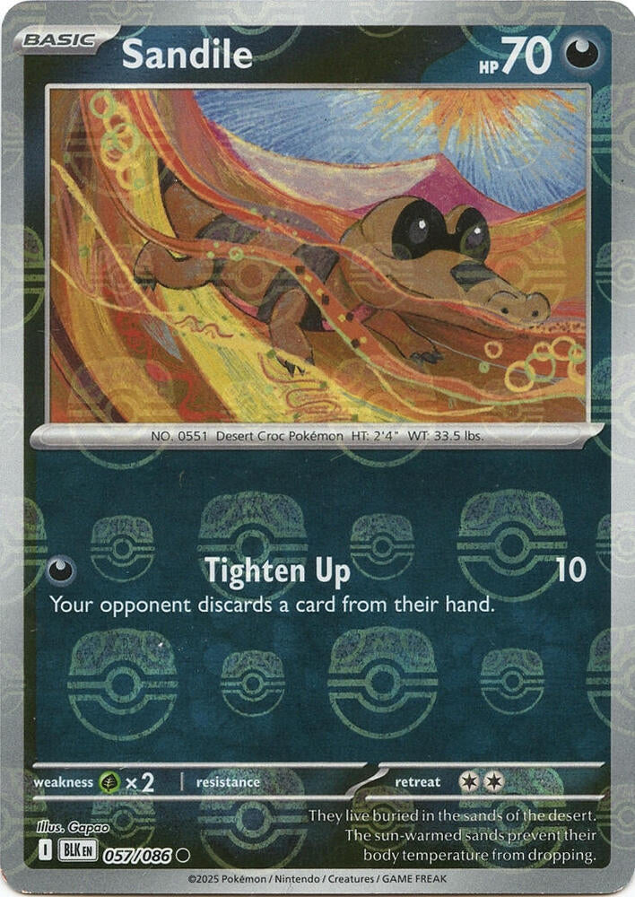Sandile 057/086 (SV: Black Bolt)  - Holofoil | Good Games Adelaide SA