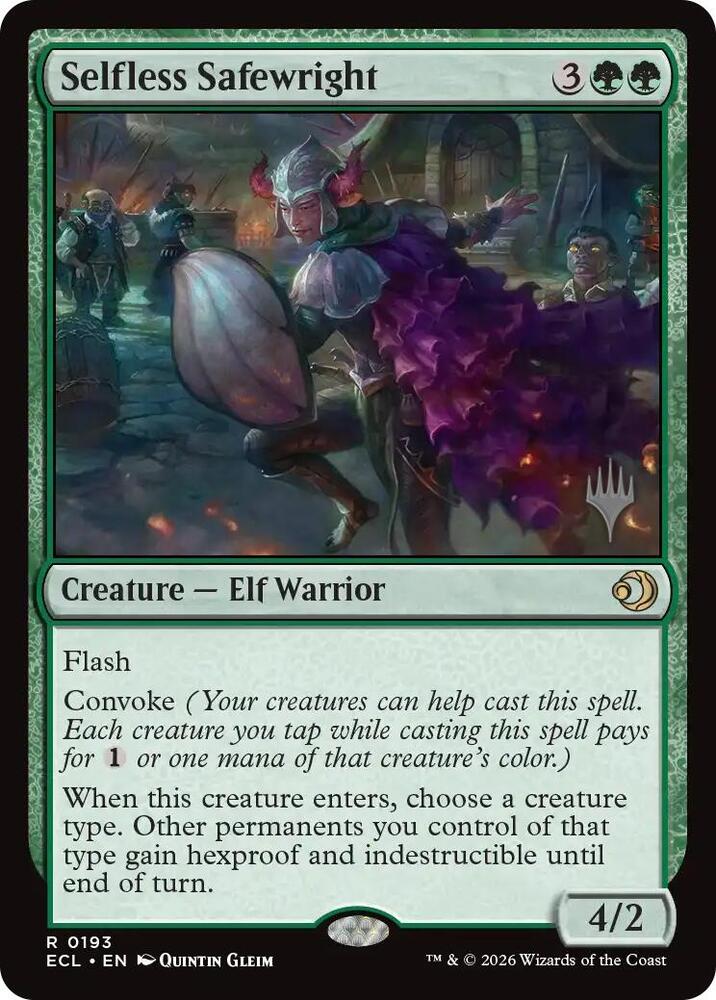 Selfless Safewright 193 (Promo Pack: Lorwyn Eclipsed)  - Foil | Good Games Adelaide SA
