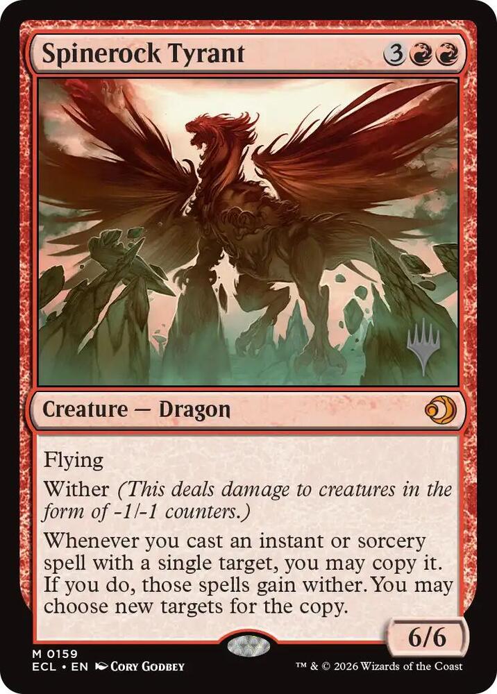 Spinerock Tyrant 159 (Promo Pack: Lorwyn Eclipsed)  | Good Games Adelaide SA