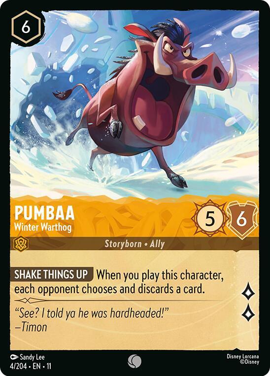 Pumbaa Winter Warthog 4/204 (Winterspell)  | Good Games Adelaide SA