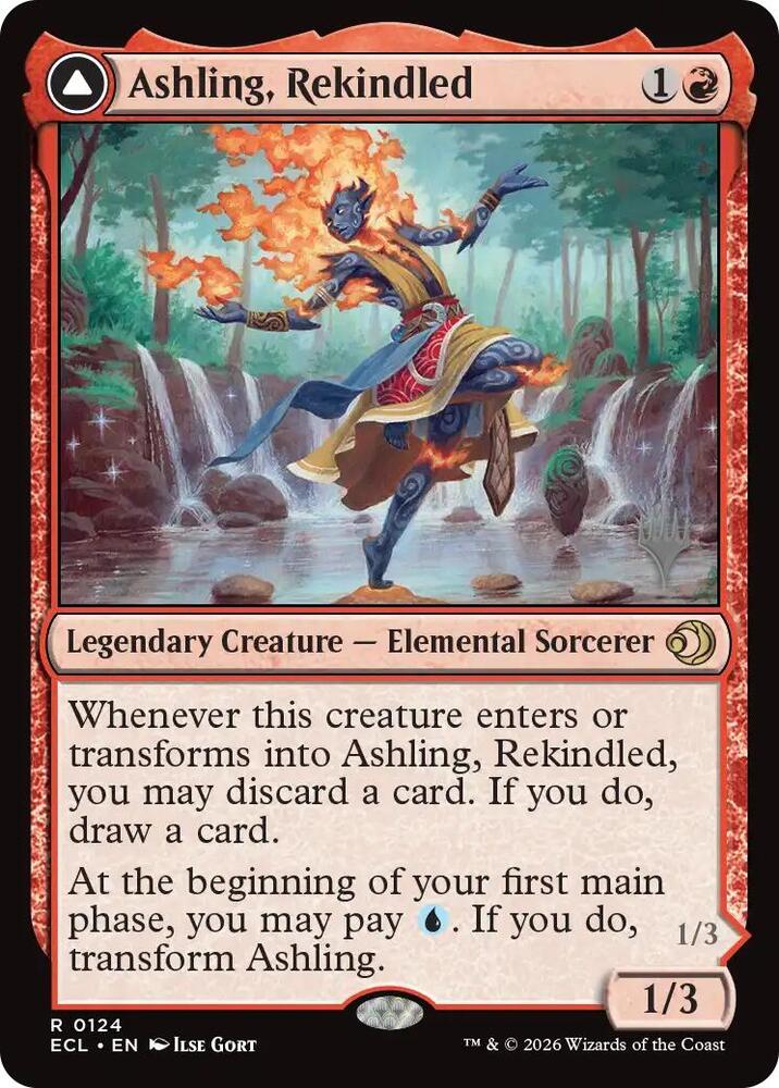Ashling Rekindled 124 (Promo Pack: Lorwyn Eclipsed)  | Good Games Adelaide SA