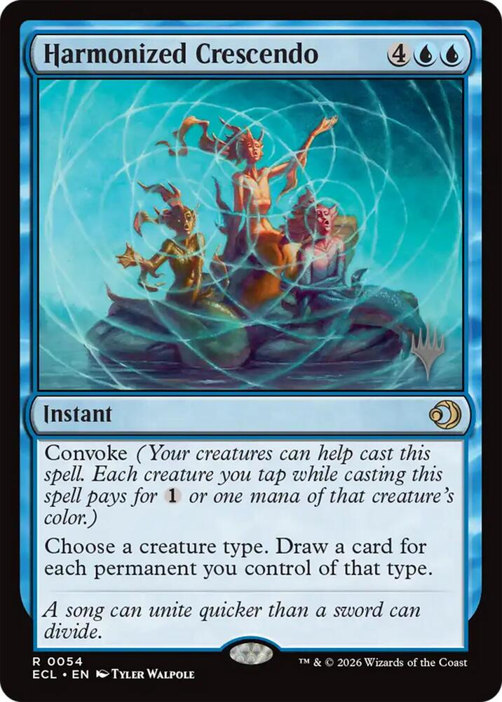 Harmonized Crescendo 54 (Promo Pack: Lorwyn Eclipsed)  - Foil | Good Games Adelaide SA