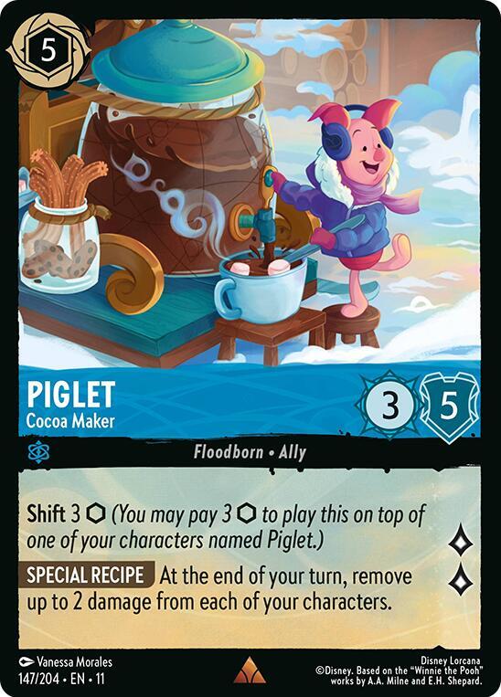 Piglet Cocoa Maker 147/204 (Winterspell)  | Good Games Adelaide SA