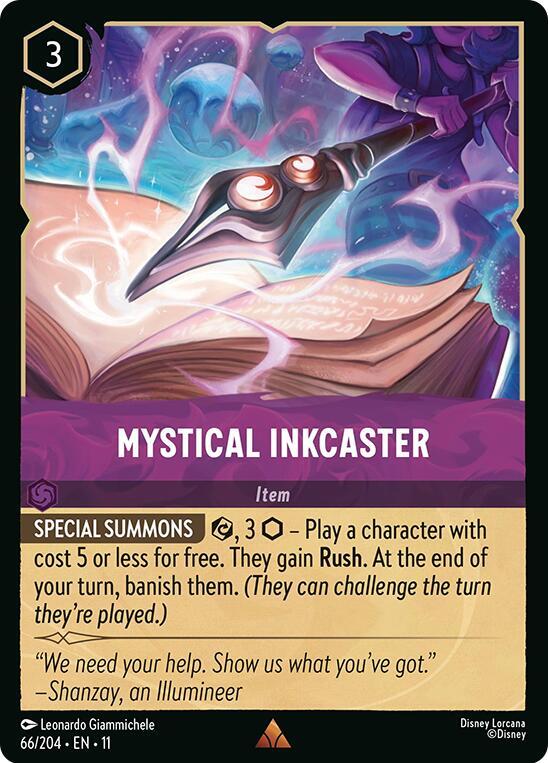 Mystical Inkcaster 66/204 (Winterspell)  | Good Games Adelaide SA