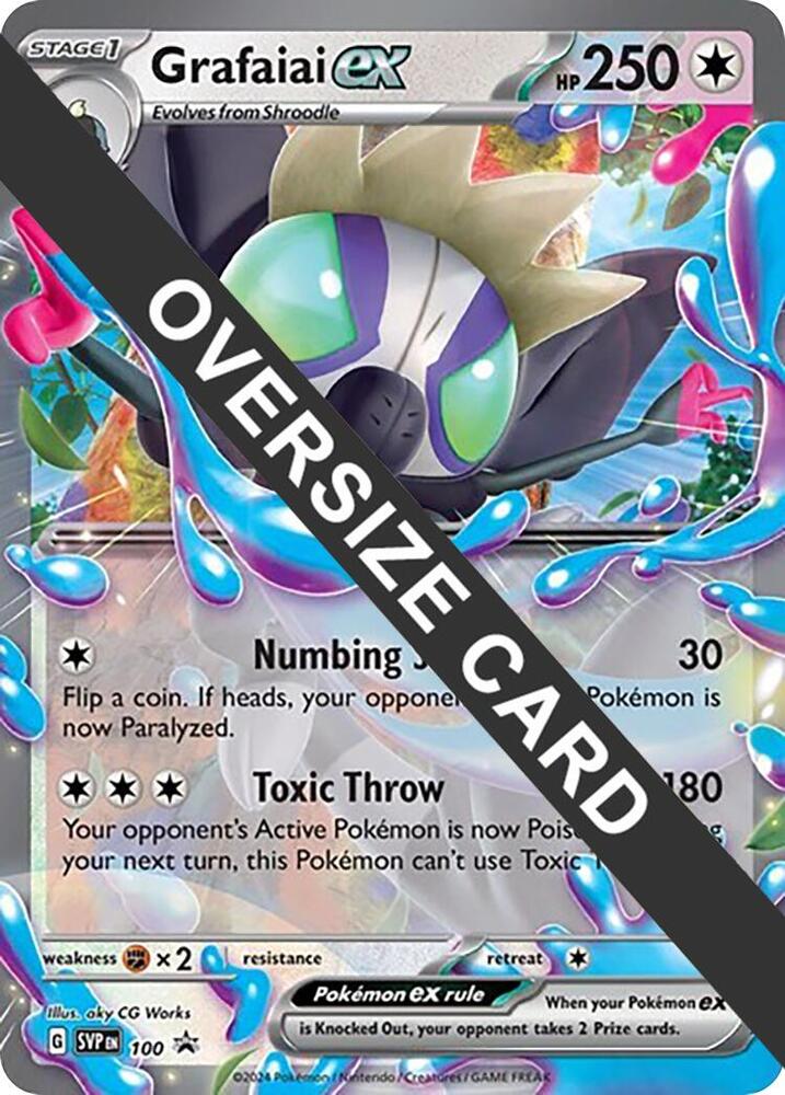 Grafaiai ex 100 SV Scarlet and Violet Promo Cards 100 (Jumbo Cards)  - Holofoil | Good Games Adelaide SA