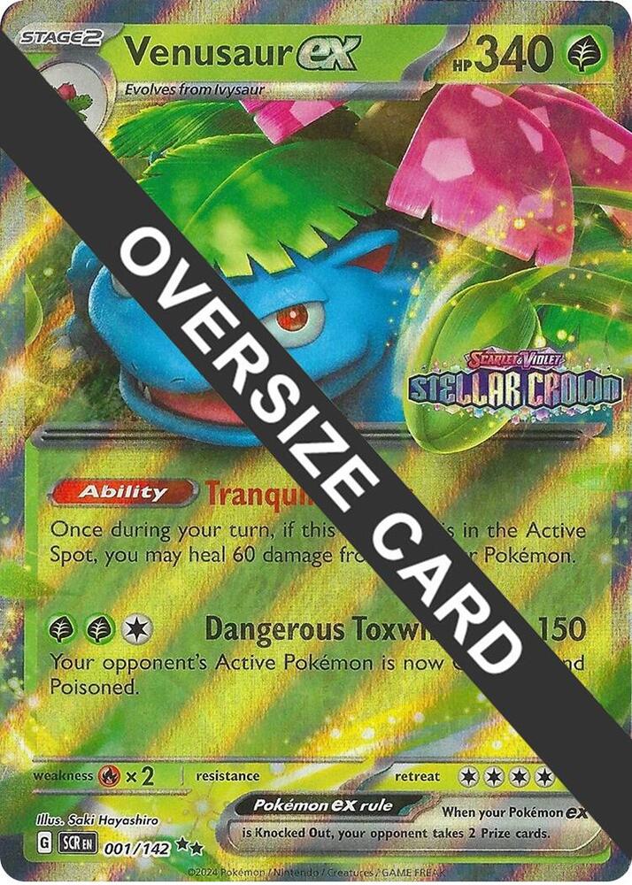 Venusaur ex 001/142 (Jumbo Cards)  - Holofoil | Good Games Adelaide SA