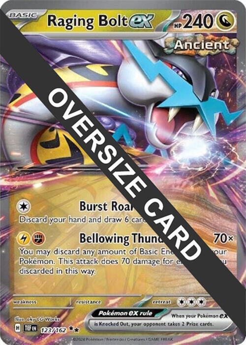 Raging Bolt ex 123 162 123/162 (Jumbo Cards)  - Holofoil | Good Games Adelaide SA