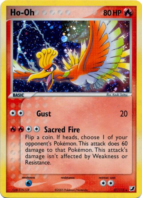 Ho Oh 27 115 Cosmos Holo 027/115 (Deck Exclusives)  - Holofoil | Good Games Adelaide SA