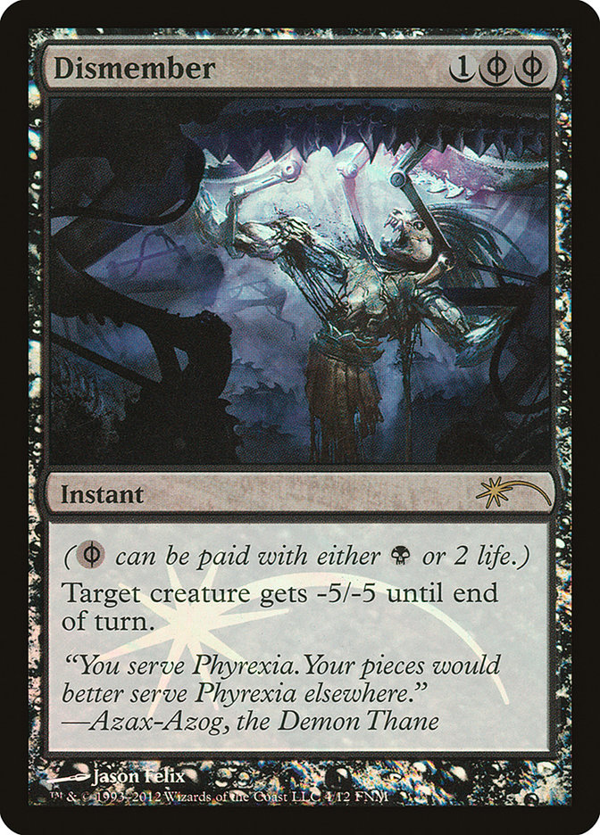 Dismember 4 (FNM Promos)  - Foil | Good Games Adelaide SA