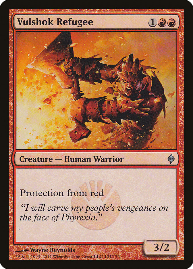 Vulshok Refugee 101 (New Phyrexia)  - Foil | Good Games Adelaide SA